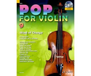 Pop for violin Volume 9 +CD --- Violon et second violon ad libitum: Wind Of Change. Vol. 9. 1-2 violins.: Band 9