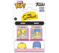 POP Funko Bitty 2 Pack: The Simpsons - Homer & Marge | Gadget Ufficiale - Gadget Giocattolo da Collezione - Idea Regalo Compleanno per Fan e Collezionisti