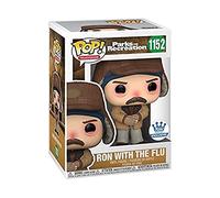 POP Funko Ron Swanson vs The Flu Parks and Recreation Exclusive