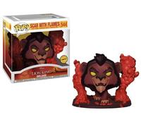 Funko Deluxe Lion King-scar In Flames W/chase Figure Nero Bambini