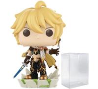 POP Genshin Impact - Aether Funko Pop! Figura in vinile (rilegata con custodia protettiva compatibile con Pop Box), multicolore, 9,5 cm