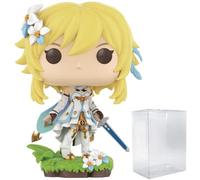 POP Genshin Impact - Lumine Funko Pop! - Figura in vinile (confezione con custodia protettiva compatibile con Pop Box), multicolore, 9,5 cm