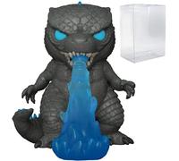 POP Godzilla vs Kong - Godzilla Heat Ray (Fire Breathing) Funko Pop! Figura in vinile (Bundled con custodia protettiva compatibile Pop Box), multicolore, 9,5 cm