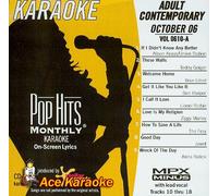 Pop Hits Monthly Adult Contemporary Music CDG - October 2006
