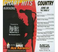 Pop Hits Monthly Country Karaoke Music CDG - June 2008