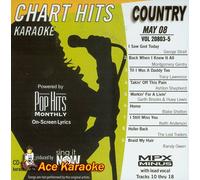 Pop Hits Monthly Country Karaoke Music CDG - May 2008