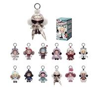 POP MART θ SKULLPANDA Off Mode Series Plush Doll Blind Box, scatola singola | Portachiavi, ciondolo per borsa, accessori, regalo di compleanno da collezione