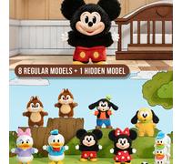 Pop Mart Disney Mickey Family carino Together Pendant Series Blind Box, Figuretti Mini Ciondolo Mickey And Friends, Scatola Sorpresa Blind Box Versione Q Classica Disney, Regalo Unboxing, Decorazione 