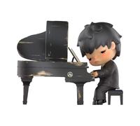 POP MART Hirono The Pianist Figure Personaggio d'Azione Giocattolo da Collezione Figura Regalo di Festa 1PC
