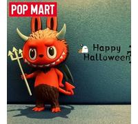 POP MART Labubu Halloween Monster Carnival Series Blind Box Mystery Box Guess Bag Giocattoli Bambola Carina Anime Figure Ornamenti da Scrivania