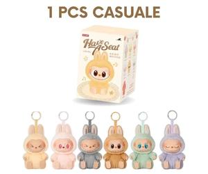 POP MART LABUBU I Mostri Exciting Macarons Faccia Vinile Figure Casuali Popmart