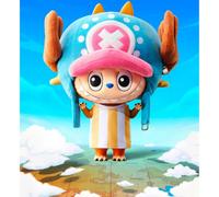 POP MART MEGA LABUBU 400% One Piece Chopper Figure / Autentica da collezione