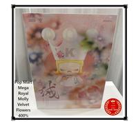 Pop Mart Mega Royal Molly Velvet Flowers 400% Limited - Nuovo mai aperto...
