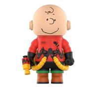 POP MART Mega Space Molly 100% Charlie Brown & Snoopy 1 scatola regalo di design premium per le donne fan-Favorite collezionabile chic art giocattolo action figure