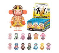 POP MART MEGA SPACE MOLLY 100% Series 4 Figure Personaggio d'Azione Giocattolo da Collezione Figura Regalo di Festa Whole Set