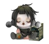 POP MART SKULLPANDA The Ink Plum Blossom Series Figure 1Box 2,5 pollici Articolato Personaggio Premium Design regali per le donne Fan-Favorite scatola cieca giocattolo da collezione Art Toy Action