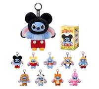 POP MART Stitch Adventure Series, portachiavi Blind Box - Peluche in vinile, ciondolo per borsa, da collezione, per feste di compleanno per bambini e adulti, scatola singola