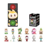 POP MART The Monsters Almost Hidden Series Blind Box Figure, giocattoli misteriosi dal design casuale per l'arredamento moderno della casa, set di giocattoli da collezione per accessori da scrivania,