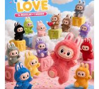 POP MART THE MONSTERS Secret Code Series Blind Box Lettere N-Z, Ciondolo in Vinile Blind Box, Include 14 Stili Regolari + 1 Stile Nascosto, Ciondolo per Zaino, Collezione di Bambole Sorpresa Carine Bl