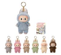 POP MART The Monsters Tasty Macarons Vinyl Face Blind Box Figure, Giocattoli dal design casuale per l'arredamento moderno della casa, set di giocattoli da collezione per accessori da scrivania, 1