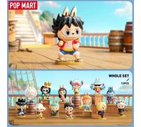 POP MART the MONSTERS X One Piece Anime Series Figure Blind Box Simpatica bambola da collezione Mistero Ornamento da tavolo Giocattolo regalo