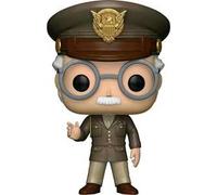 Pop Marvel Captain America Stan Lee Cameo Army General Vinyl Figure New Nuovo