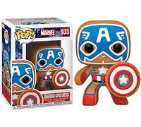 Pop Marvel Holiday Gingerbread Captain America Vinyl Figure