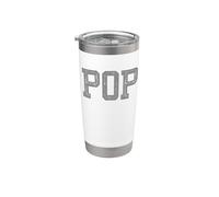 Pop Minimalist Vintage Bicchiere termico in acciaio inox doppia parete