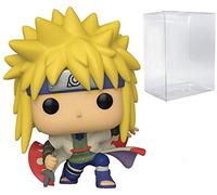 POP Naruto Shippuden - Minato Namikaze Funko Pop! Vinyl Figure (Bundled with Compatible Pop Box Protector Case) Multicolore 9,5 cm
