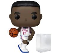 POP NBA: Legends - Isiah Thomas (Pistons Home) Funko Vinyl Figure (Bundled with Compatible Box Protector Case), Multicolore, 9,5 cm