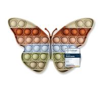 Pop on It Gioco Colori Pastello | Giochi Fidget a Bolle Impermeabili per Bambini | Gioco Sensoriale in Silicone di Alta Qualità (Farfalla - Senza BPA)