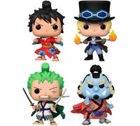 FUNKO POP 4PACK LUFFYTARO/SABO/ZORO/JINBE - ONE PIECE SPECIAL GLOW IN THE DARK