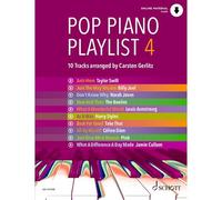 Pop piano playlist 4 - 10 tracks - arranged by carsten gerlitz. piano.: 10 Tracks - arranged by Carsten Gerlitz. Band 4. Klavier.