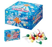 Pop Pop Borgonovo - Petardino da Ballo Colorato Confezione da 100 pz CAT F1, 14 + anni, Cod. UB0128AC (24 conf. 100 pz)