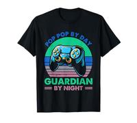 Pop Pop di Giorno Guardian By Night Retro Gamer Maglietta