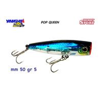 POP QUEEN F 50 mm COL NMI BLUE FLOATING 5 GR YAMASHITA MARIA POPPER SPINNING