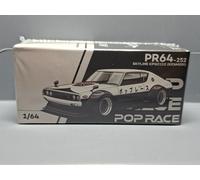 Pop Race 1/64 Nissan Skyline GT-R V8 Drift KPGC110 Kenmeri NPA Style (CP17)