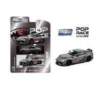 Pop Race Darwin Pro 66G NWB Supra Grey Metallic Enigma Edition Die Cast 1/64