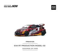 Pop Race Eva RT Production Model-02 Goodride GR Yaris Die Cast 1/64