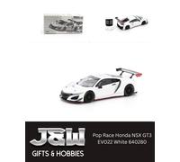 Pop Race Honda NSX GT3 EVO22 Bianco 640280 1/64