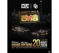 Pop Race LB-SUPER SILHOUETTE Box Set 1:64 Auto Nere 640568-640569 1/64