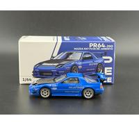 Pop Race Mazda RX7 FC3S RE-AMEMIYA Blu 640290 1/64
