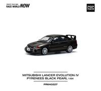 Pop Race Mitsubishi Lancer Evolution IV Pyrenees Perla Nera #640227 1/64