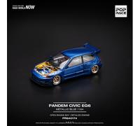 Pop Race Pandem Civic EG6 Blu Metallico PR640174 1/64