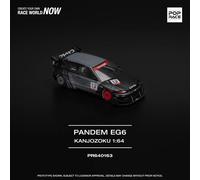 Pop Race Pandem Civic EG6 "Kanjozoku" Die Cast 1/64