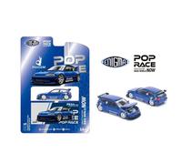 Pop Race Pandem Civic EG6 Metallic Blue Enigma Edition Die Cast 1/64