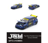 Pop Race Pandem Civic EG6 Sunoco 640365 1/64