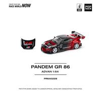 Pop Race Pandem GR 86 Advan Die Cast 1/64