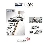 Pop Race Pandem GR 86 White Enigma Edition Die Cast 1/64