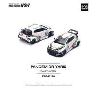 POP-RACE-LIMITED PR640136 TOYOTA - YARIS GR PANDEM 2022 - WHITE GREEN RED - 1/64